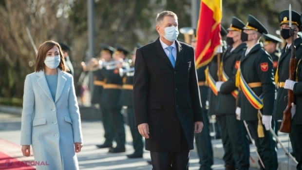 Maia Sandu și Klaus Iohannis au discutat despre RĂZBOIUL din Ucraina. Președintele României s-a angajat să AJUTE R. Moldova