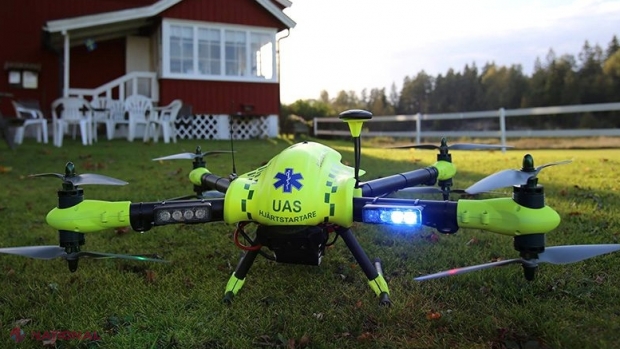 PREMIERĂ medicală: Primul ORGAN transportat cu ajutorul unei drone. Zborul a durat doar câteva MINUTE. Imagini SPECTACULOASE