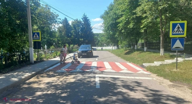 ASD: Peste 100 de treceri pietonale supraînălțate, amenajate pe drumurile naționale din R. Moldova. „Reducerea riscului de accidente între vehicule și pietoni”