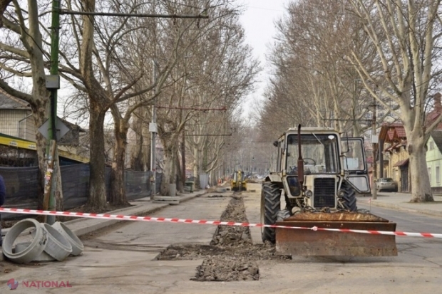 Traficul rutier pe un tronson al străzii Ion Creangă, suspendat TOTAL: Mai multe rute de troleibuz, autobuz și microbuz își schimbă itinerarele
