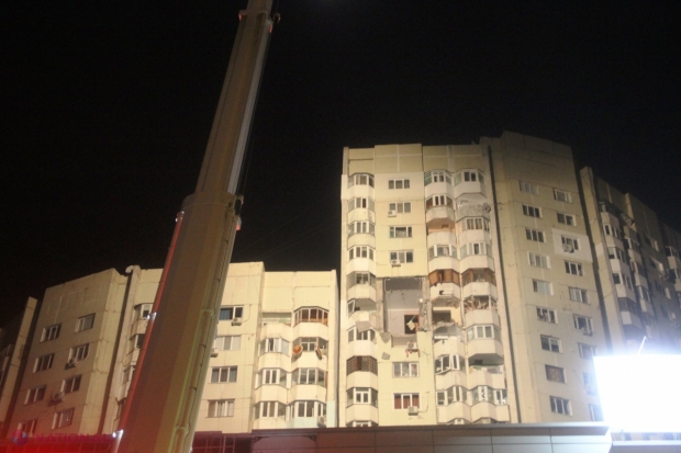 EXPLOZIE într-un alt bloc din sectorul Râșcani, produsă la etajul 7: Un bărbat a decedat