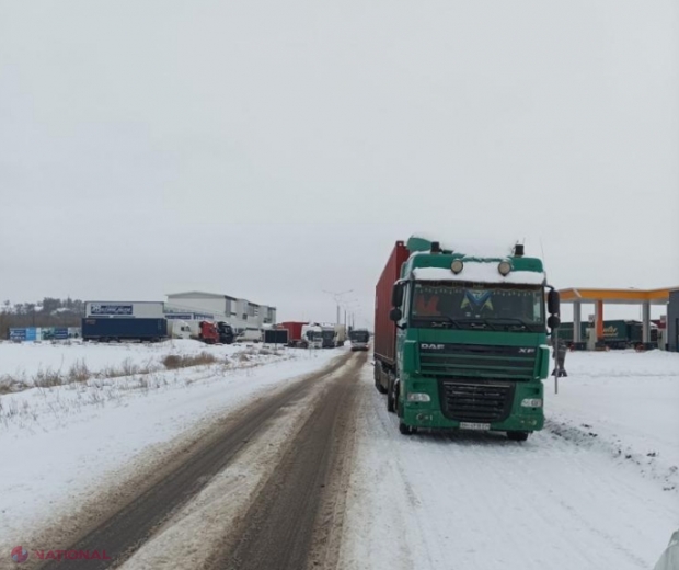 Drumul Chișinău - Leușeni, dar și cel din apropiere de Anenii Noi, ÎNCHISE pentru transportul de mare tonaj, noaptea trecută: Cum se circulă în acest moment pe drumurile din R. Moldova