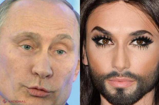 Transexualul Conchita Wurst vrea să PETREACĂ o săptămână cu Vladimir Putin. REACȚIA Kremlinului