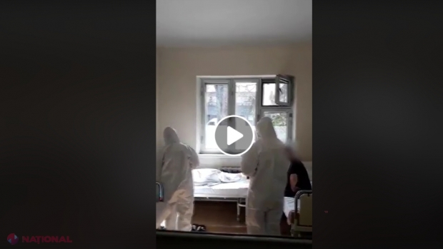 VIDEO // Primele imagini din interiorul Spitalului de Boli Infecțioase „Toma Ciorbă”, unde sunt internați peste 100 de pacienți infectați cu COVID-19