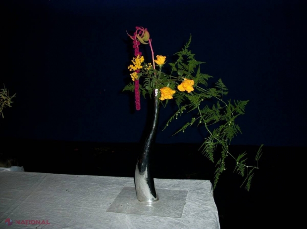 Ikebane japoneze create la Chișinău