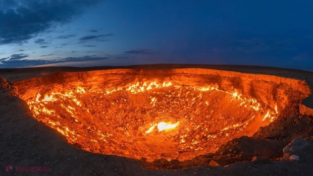 „Poarta Iadului” s-ar putea închide. Liderul Turkmenistanului a ORDONAT stingerea incendiului masiv, vechi de cinci decenii