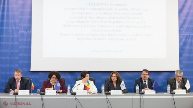  Un nou pas spre INTERCONECTAREA rețelelor de energie electrică dintre R. Moldova și România. BERD și UE oferă 100 de milioane de euro pentru asigurarea SECURITĂȚII energetice a R. Moldova