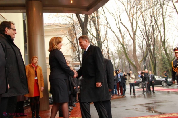 Natalia Gherman s-a întâlnit cu Klaus Iohannis: „Drumul nostru la Bruxelles trece prin Bucureşti”