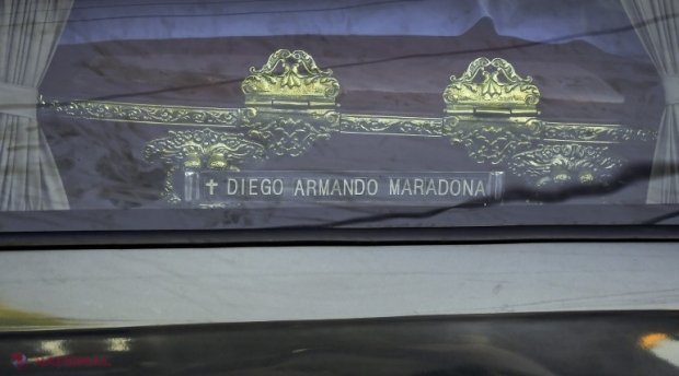 Maradona a fost înmormântat la Buenos Aires, în cripta familiei sale
