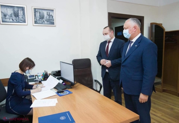 Igor Dodon a depus 25 de mii de semnături la CEC și ar putea fi al patrulea în buletinele de vot