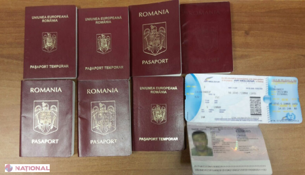 Reținut pe aeroportul din Chișinău cu șapte pașapoarte românești false