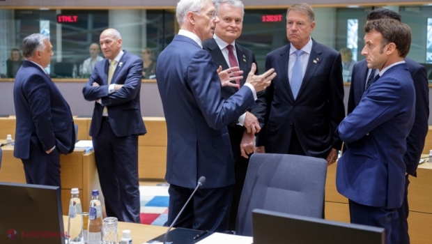 Începe reuniunea Consiliului European: Liderii UE discută cererile de aderare ale Ucrainei, Republicii Moldova și Georgiei