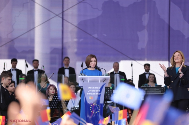 Discursul integral al președintei Maia Sandu, la Adunarea Națională „Moldova Europeană”: „UE nu pune la îndoială că unicul stăpân în R. Moldova sunt moldovenii. Uniunea Europeană sprijină libertatea poporului de a-și alege singur soarta” 
