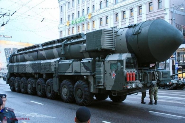 O AMENINŢARE NUCLEARĂ a fost lansată în urmă cu puţin timp