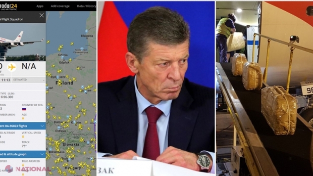 FOTO // Kozak a venit la Chișinău cu avionul care ar fi transportat 400 kg de cocaină din Argentina?