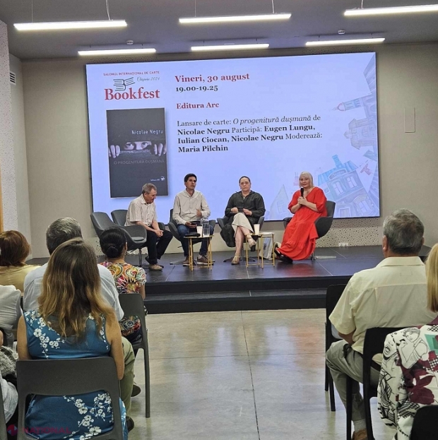 FOTO // Cartea autobiografică a lui Nicolae Negru, „O progenitură dușmană”, lansată în cadrul „Bookfest”: „O carte-document care sper să fie folosită într-un proces împotriva URSS”