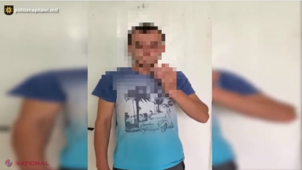 VIDEO // A răpit un „Volkswagen” din Cricova și l-a abandonat după ce s-a tamponat într-un copac din Chișinău: Suspectul a fost reținut