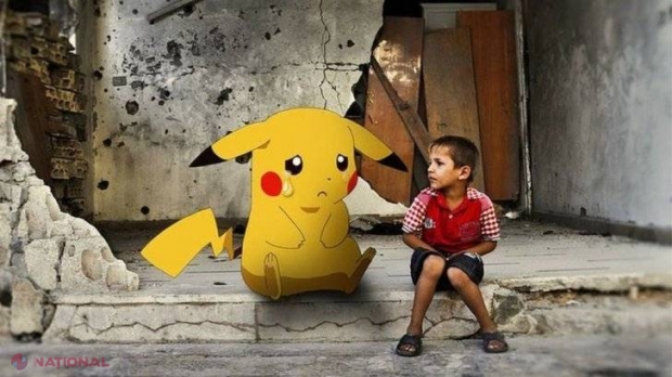 Fotografiile care au ÎNDUIOȘAT mapamondul. Copiii din Siria se declară Pokémoni 
