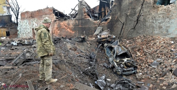 Orașul din Ucraina care NU mai există, după ce a fost distrus de bombele rusești