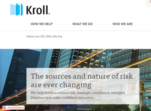 DECIS // R. Moldova va semna în următoarele zile un contract cu „Kroll” 