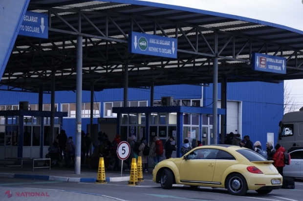 Peste 88,7 mii de persoane au intrat în ultimele patru zile din Ucraina în R. Moldova