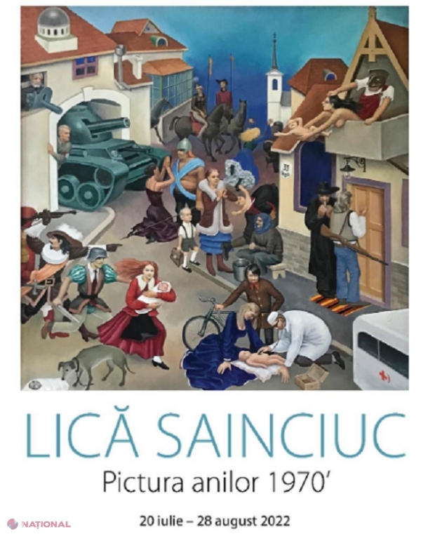 Pictura anilor 1970 // Expoziția aniversară a artistului plastic Lică Sainciuc, la MNAM: „Un artist vizionar al zilelor în care vețuim” 