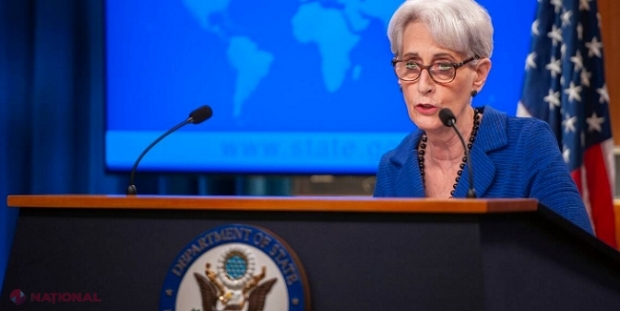 Wendy R. Sherman: „Merită reiterat că Rusia este cea care a invadat Ucraina în 2014. Rusia este cea care continuă să alimenteze în estul Ucrainei un război soldat cu moartea a aproape 14 000 de cetățeni ucraineni”