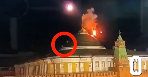 VIDEO // Institutul pentru Studiul Războiului explică de ce Rusia ar fi ÎNSCENAT atacul cu drone asupra Kremlinului. În IMAGINI se vede cum pompierii deja așteptau pe acoperiș să stingă incendiul provocat de doborâre unei drone