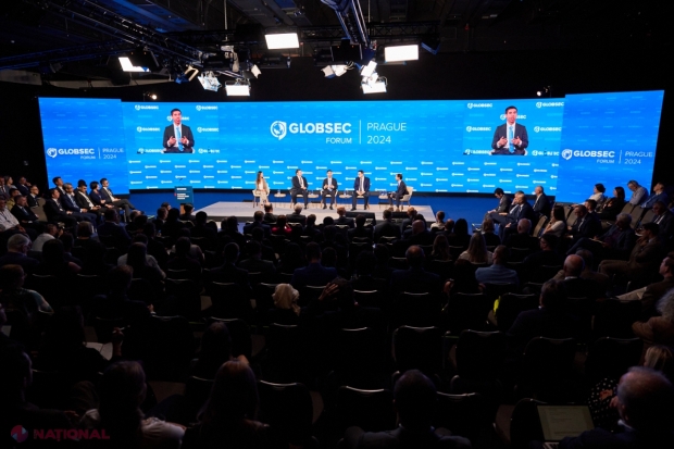 Vicepremierul Mihai Popșoi, la Forumul GLOBSEC de la Praga: „Nu vom permite forțelor străine să-și promoveze interesele meschine pe teritoriul republicii noastre”