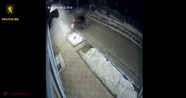 VIDEO // Momentul în care un tânăr de la Cărpineni distruge o „Toyota RAV 4” furată de la un consătean: A fost reținut pentru 72 de ore