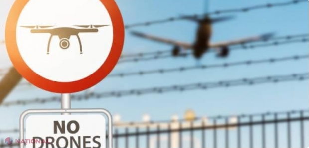 O DRONĂ pilotată de necunoscuți, la Aeroportul Internațional Chișinău? Autoritatea Aeronautică Civilă a demarat o anchetă