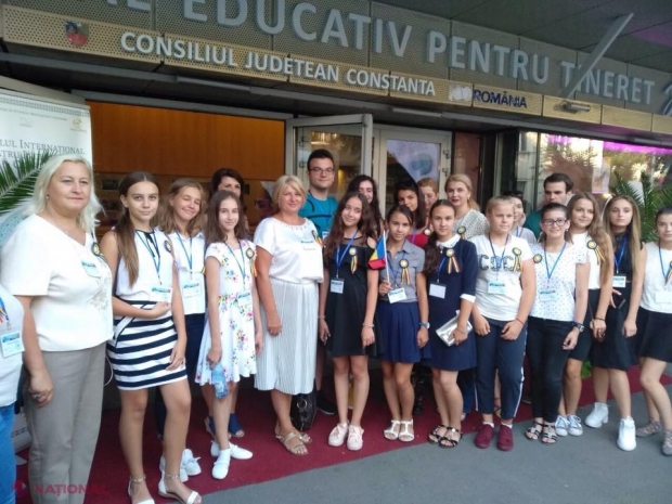 Lotul olimpic al R. Moldova, la Olimpiada Internațională de Lectură, desfășurată la Constanța