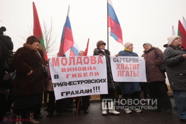 Rușii le-au tăiat gazul, dar transnistrenii protestează împotriva Chișinăului, acuzându-l că ar institui „blocadă energetică”: „R. Moldova este vinovată pentru moartea transnistrenilor”