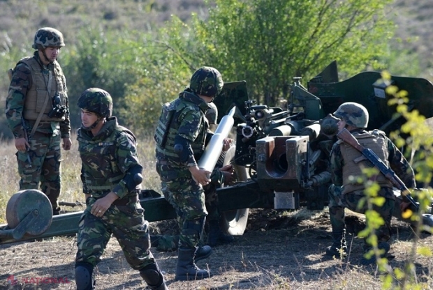 „Scutul de FOC”: Artileriști din R. Moldova participă la exercițiul militar din Smârdan, România