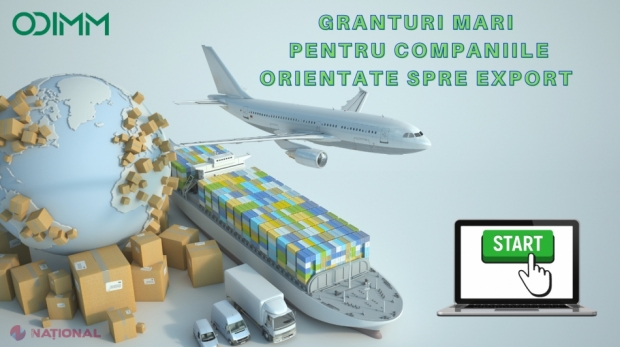 Granturi de până la 2 MILIOANE de lei pentru companiile din R. Moldova orientate spre export