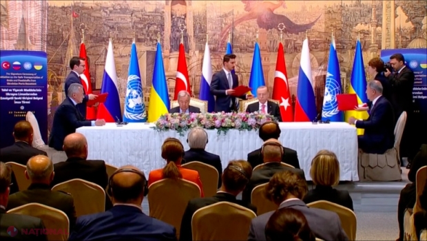 Ucraina și Rusia au semnat acordul pentru deblocarea exporturilor de cereale prin Marea Neagră