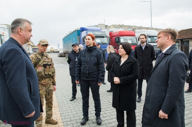 FOTO // PRIMA vizită a unui oficial din R. Moldova în Ucraina, în plin RĂZBOI. Natalia Gavrilița a transmis un lot de AJUTOR umanitar ucrainenilor: