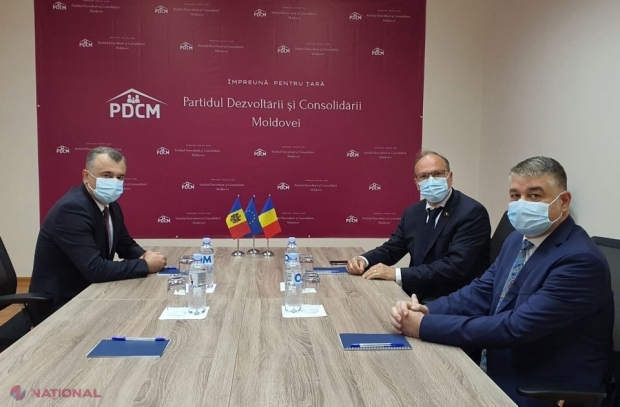 Liderul PDCM Chicu, întrevedere cu Ambasadorul României la Chișinău: „Este foarte important și apreciem că acel AJUTOR FRĂȚESC, acordat de România, a ajuns în cele mai grele momente pentru țară și cetățeni”