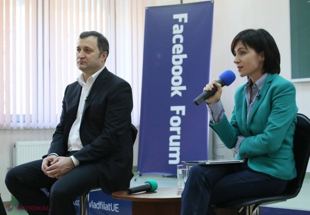 Maia Sandu și Vlad Filat anunță majorări de salarii pentru profesori în acest an