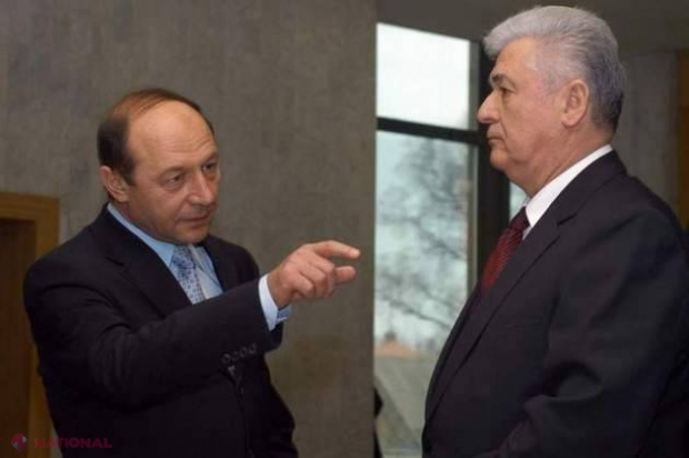 Băsescu îi răspunde lui Voronin: „E foarte furios, dar nu mă supăr”