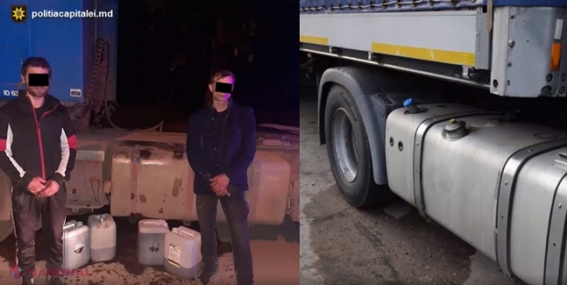 „Vânau” camioanele parcate pe marginea drumului și FURAU motorina din rezervoare, după care o vindeau taximetriștilor: Doi inși din Chișinău au fost reținuți