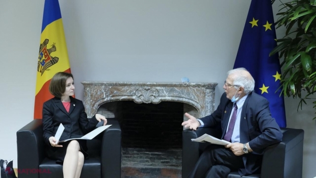Accelerarea procesului de INTERGRARE a R. Moldova în UE, principalul SUBIECT al discuțiilor dintre Maia Sandu și Josep Borrell: „Trebuie să se dea un semnal clar că Moldova este binevenită în UE într-un viitor previzibil”