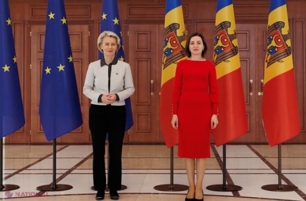 Maia Sandu, către Ursula von der Leyen: „Aderarea R. Moldova la Uniunea Europeană nu este doar o alegere politică, este singura cale de a ne proteja libertatea, pacea și democrația”