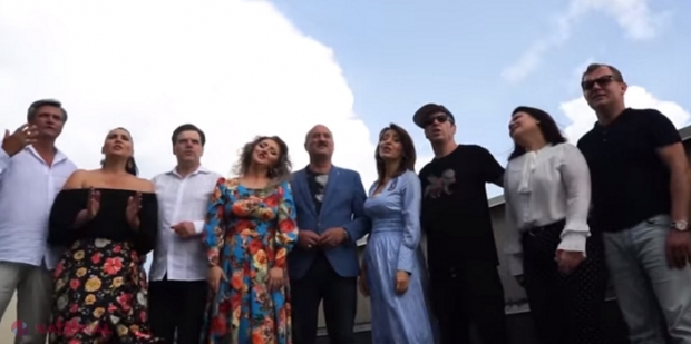 VIDEO // Mai mulți interpreți din R. Moldova, printre care Gheorghe Țopa, Aura și Roman Ragupov, le aduc un omagiu medicilor: „Trag de viață cât se poate...”