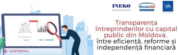 TOP: Cele mai TRANSPARENTE întreprinderi cu capital public din R. Moldova