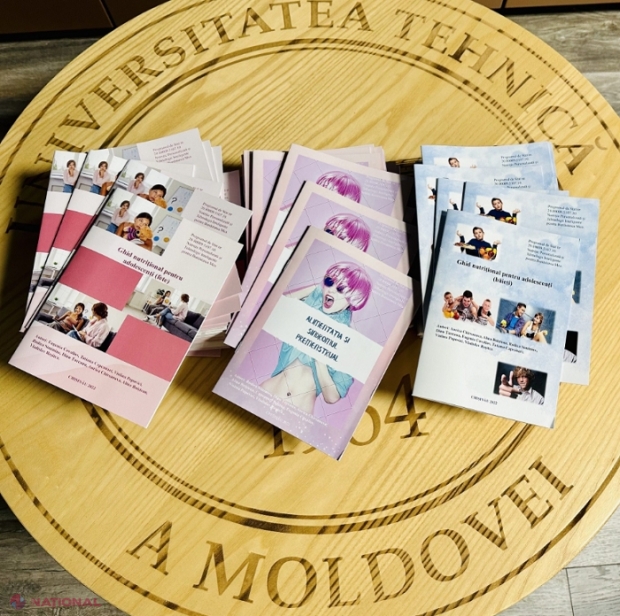 UTM lansează trei GHIDURI în securitatea alimentară: Nutriția necesară pentru fete și băieți de vârstă adolescentină