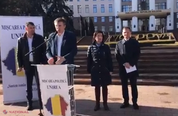 VIDEO // Mișcarea Politică UNIREA a „comemorat” primul an de activitate a Parlamentului actual: „O adunătură care protejează hoții, propriile interese și, mai ales, pe Dodon”