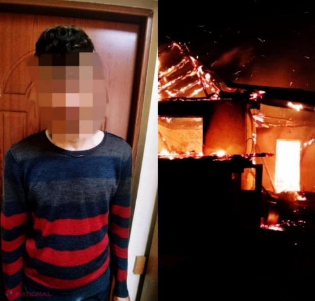 CRIMĂ // Un tânăr din Orhei, bănuit că și-a UCIS tatăl și i-a dat foc, pentru a ascunde urmele crimei