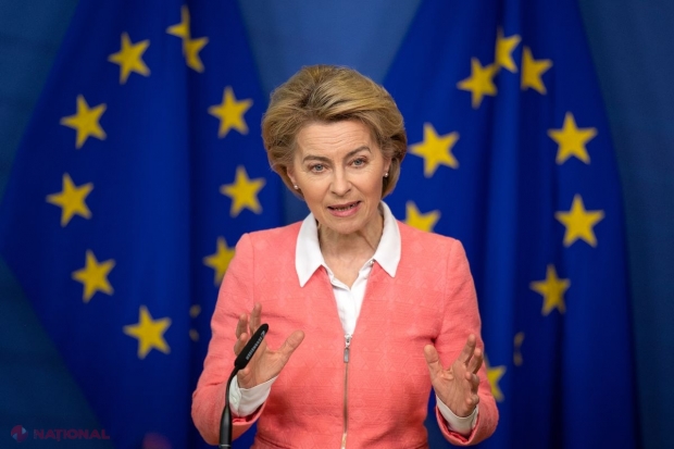 Declarație TRANȘANTĂ făcută de Ursula von der Leyen înaintea summitului Consiliului Europei, la care se așteaptă ca R. Moldova și Ucraina să obțină statutul de candidat pentru aderare la UE: „Să trecem la votul cu majoritate calificată”
