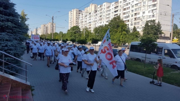 FOTO // Acțiune de AMPLOARE în ultima zi de campanie. Mii de oameni au participat la MARȘURI de mobilizare și au îndemnat la vot pentru Partidul „ȘOR”